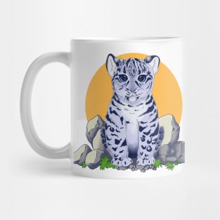 snow leopard Mug